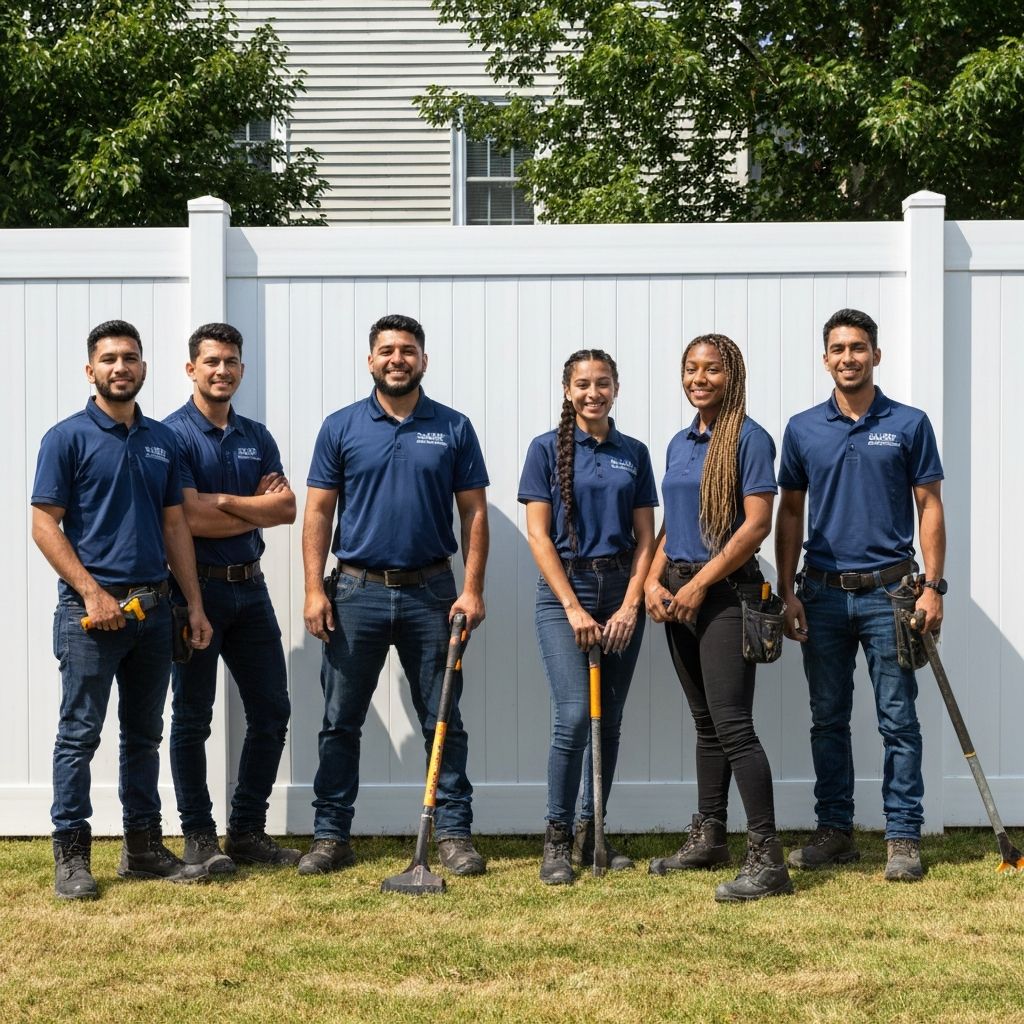 The Precision Fence NJ Installation Team